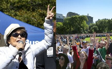 Yoko Ono recuerda a Lennon en Central Park