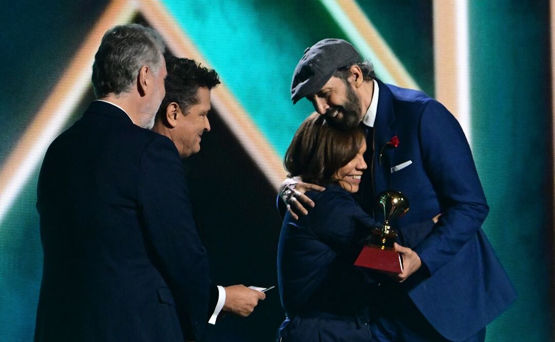 Juan Luis Guerra fue uno de los grandes ganadores. Foto: AFP