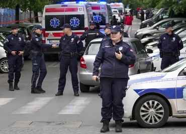Tiroteo frente al Parlamento de Serbia deja un herido de gravedad