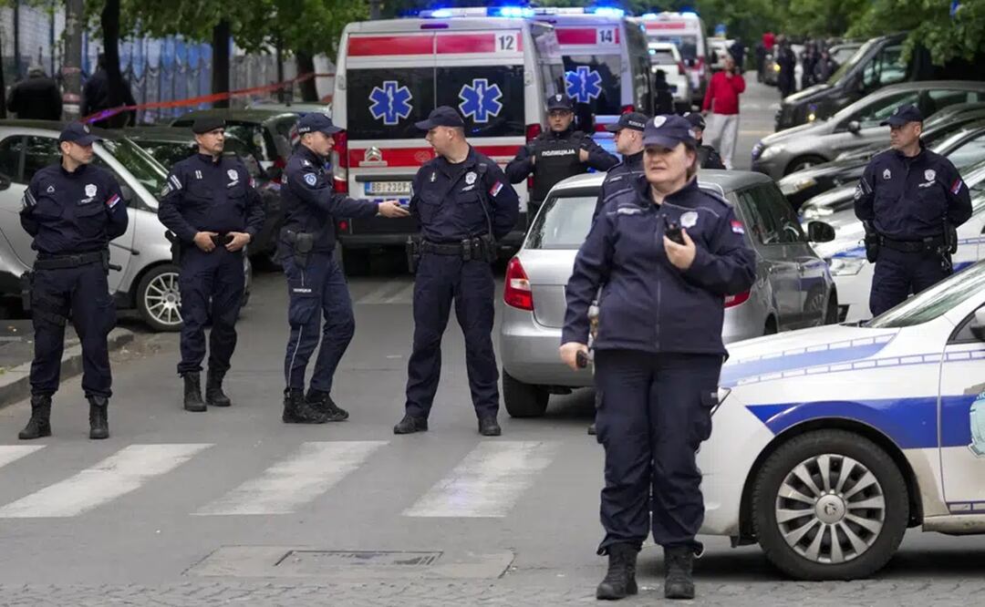 Policías en calles de Belgrado, Serbia. Foto: Ilustrativa / AP