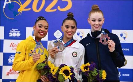 ¡ORO PARA MÉXICO! Marina Malpica triunfa en el panamericano de Gimnasia Rítmica
