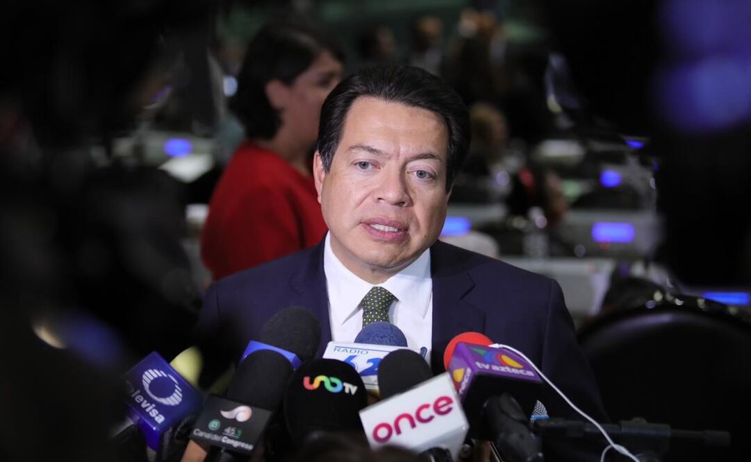 El coordinador de la bancada de Morena en la Cámara de Diputados, Mario Delgado. Foto: Cortesía