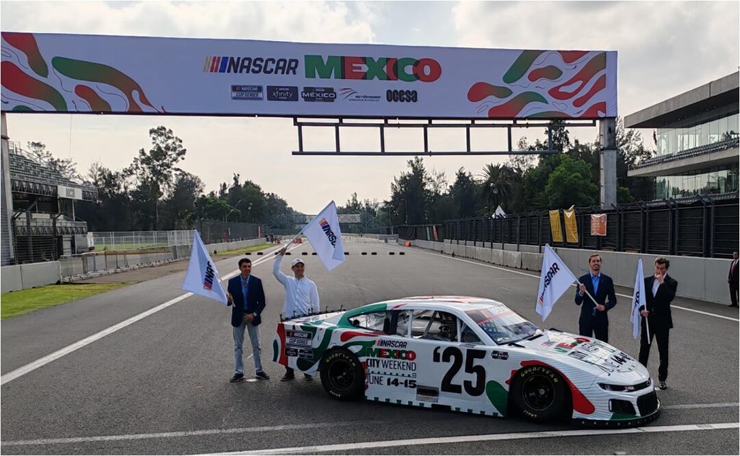 Nascar Cup Series llegará al Hermanos Rodríguez. FOTO: ESPECIAL