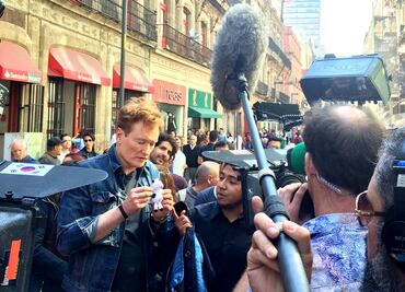Conan O'Brien hace de Televisa su estudio