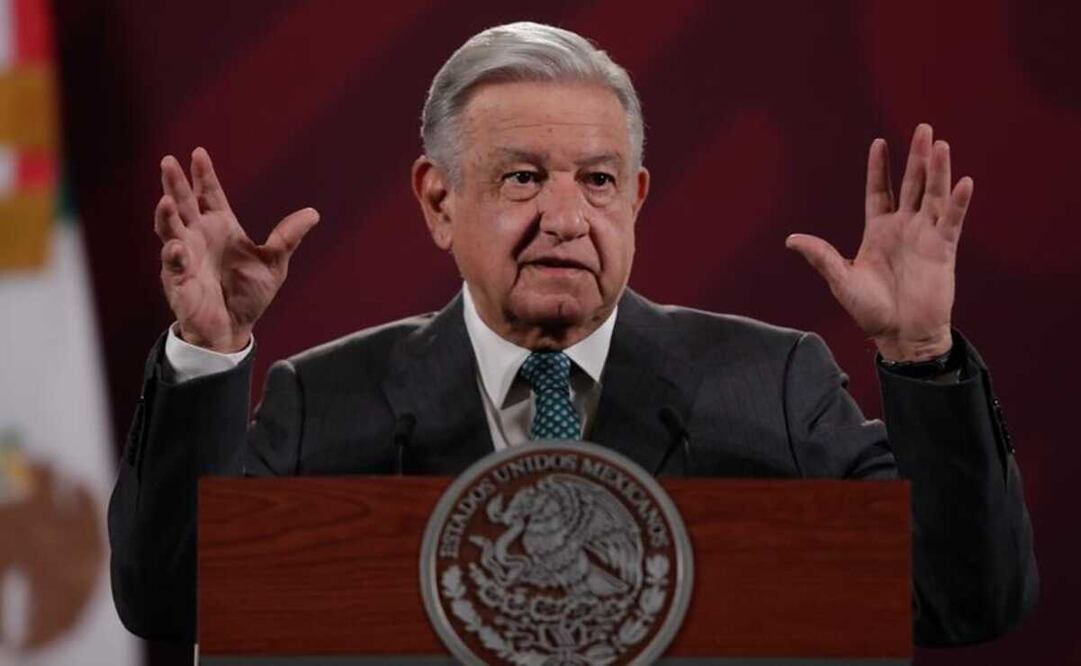 AMLO habla sobre Guacamaya Leaks. Foto: Diego Simón Sánchez / EL UNIVERSAL