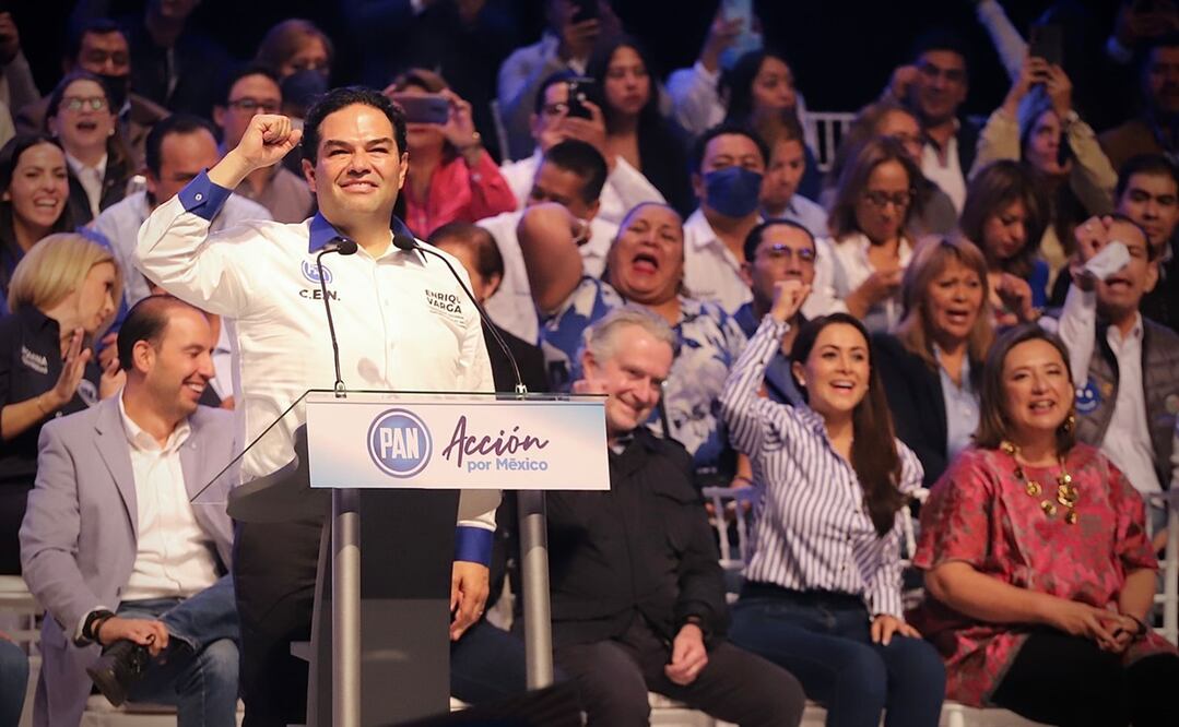 Enrique Vargas del Villar, candidato de Acción Nacional rumbo a la gubernatura del Estado de México en 2023. Fotos: Berencice Fregoso/ El Universal 