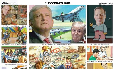 Monografía cómica de elecciones 2018, no oficial, se hace viral
