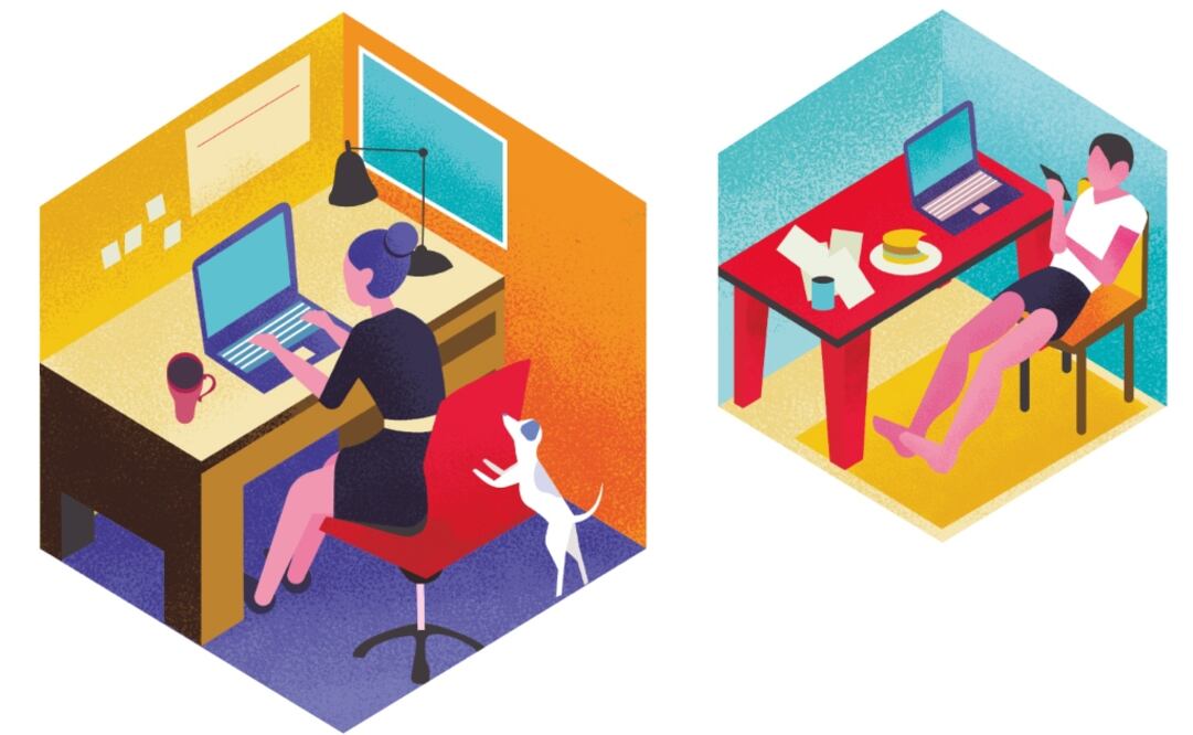 La tecnología hace posible que los entornos laborales se ubiquen más alla de las oficinas. Con esto se logra eficiencia en materia de movilidad y mayor calidad de vida de las personas