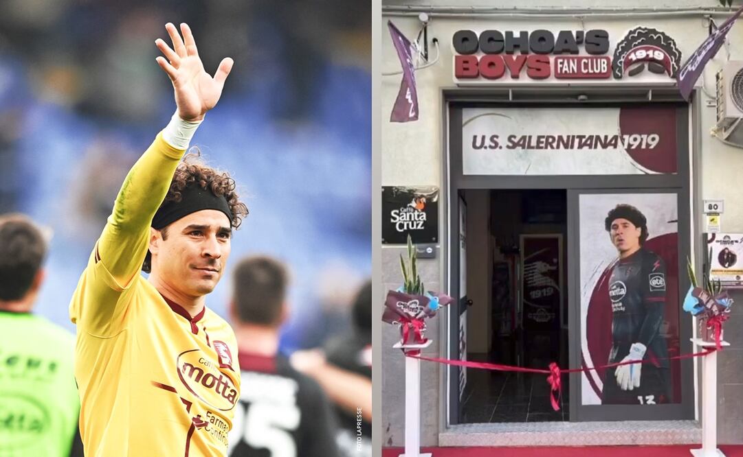 Memo Ochoa estrena club de fans en Salernitana
