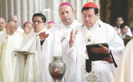 Norberto Rivera dedica oración a fuerzas de seguridad nacional