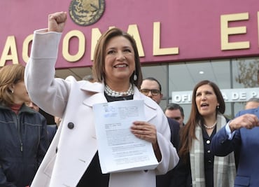 Xóchitl Gálvez presenta denuncia por caso Notimex; es “la punta del iceberg” del financiamiento de Sheinbaum, dice