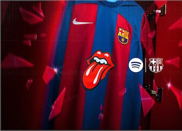 La lengua de los Rolling Stones aparecerá en la playera del Barcelona