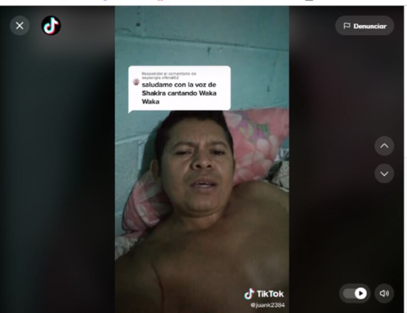 El video de TikTok de un hombre que canta igual a Shakira