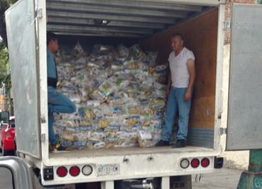 "Montaje", vehículo con despensas: candidato del Frente; suspenden a funcionario de Sedeso