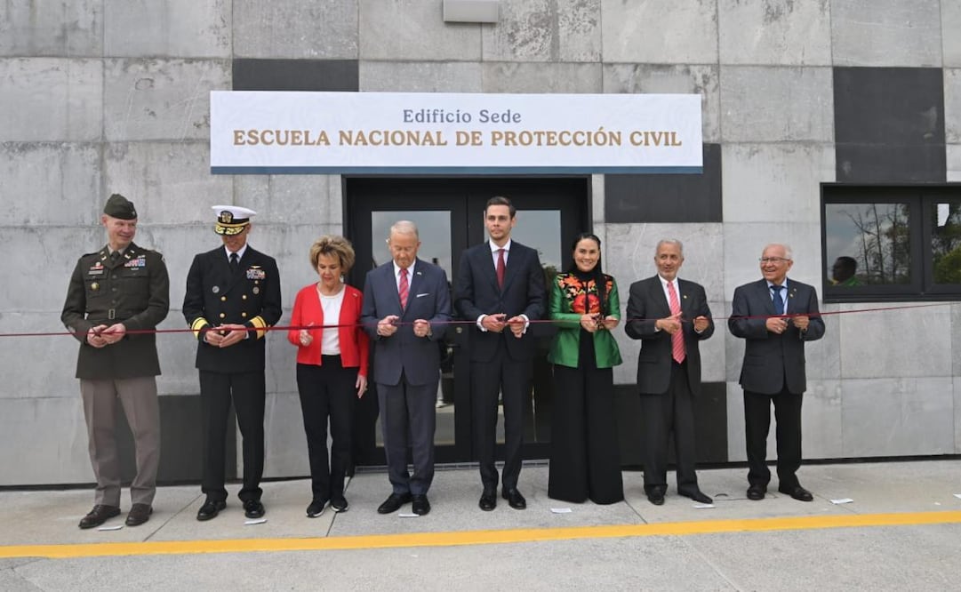 Inauguración de la nueva sede de la Escuela Nacional de Protección Civil. Foto: X @AlejandraDMV