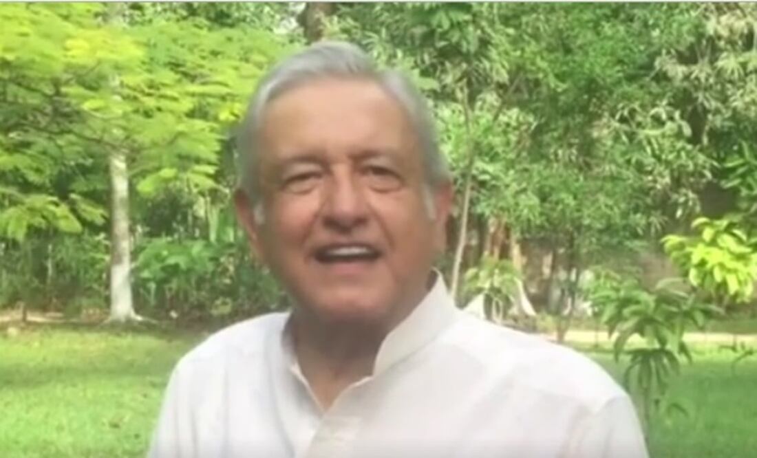 El presidente de Morena, Andrés Manuel López Obrador, asegura en video que el gobierno quiere distraer, generar miedo. (TOMADA DE VIDEO DE FACEBOOK)
