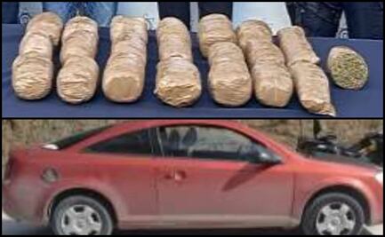 Detienen a tres y aseguran 10 kilos de marihuana en Veracruz