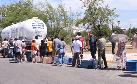 Tras fuga en acueducto, se agudiza falta de agua en Nuevo León