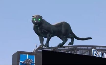 Espectacular pantera virtual aparece en el Bank of America Stadium
