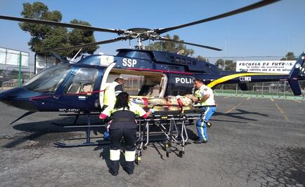 Hombre cae del tercer piso de un edificio