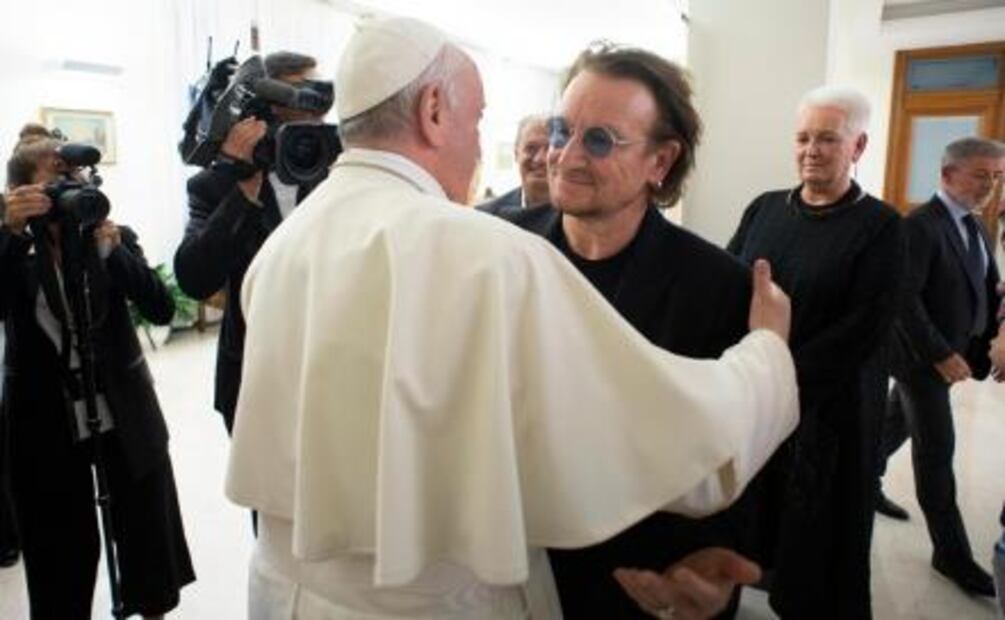 Papa habla con Bono sobre los casos de abuso sexual en la Iglesia