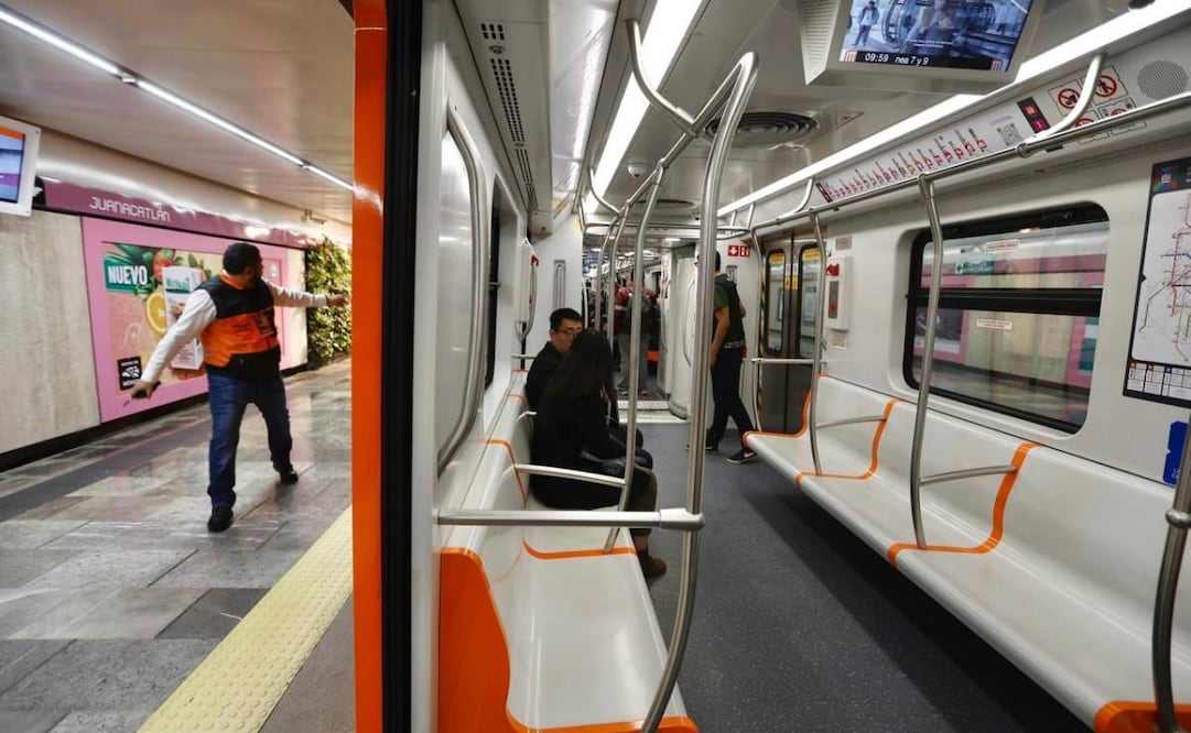 Línea 1 del metro suspende servicio en la estación Pantitlán tras revisión; trenes solo operan de Observatorio a Zaragoza (16/11/2025). Foto: Berenice Fregoso / EL UNIVERSAL