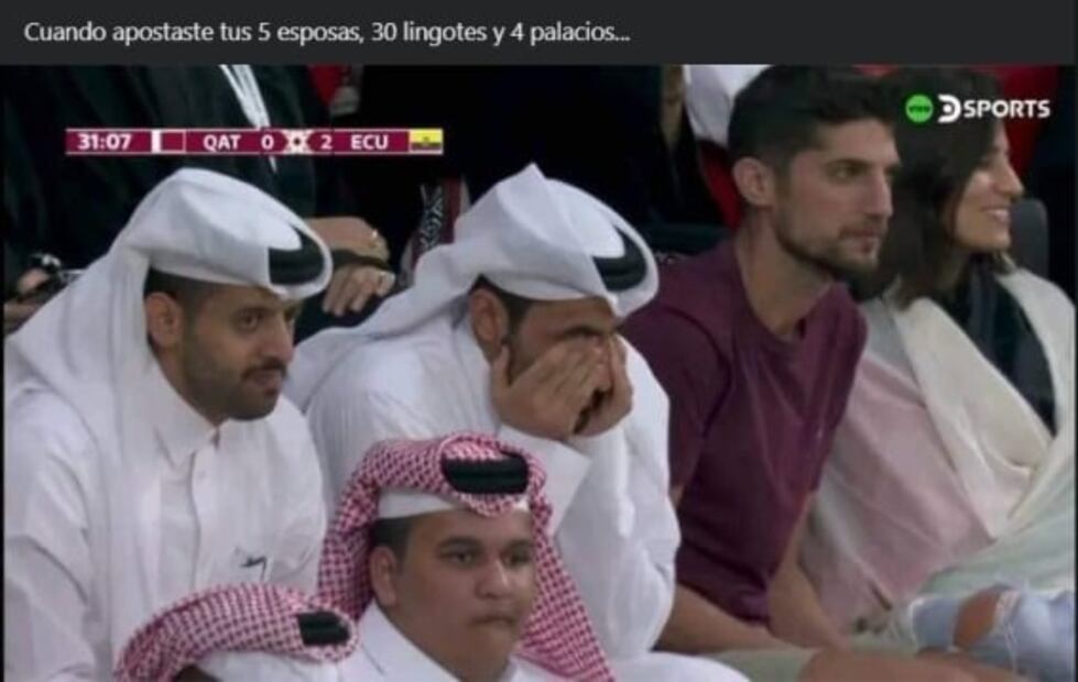 Qatar 2022: Los memes que dejó el primer día del Mundial