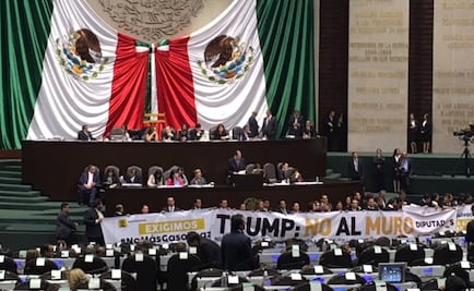 Protesta PRD en San Lázaro contra gasolinazo y muro fronterizo
