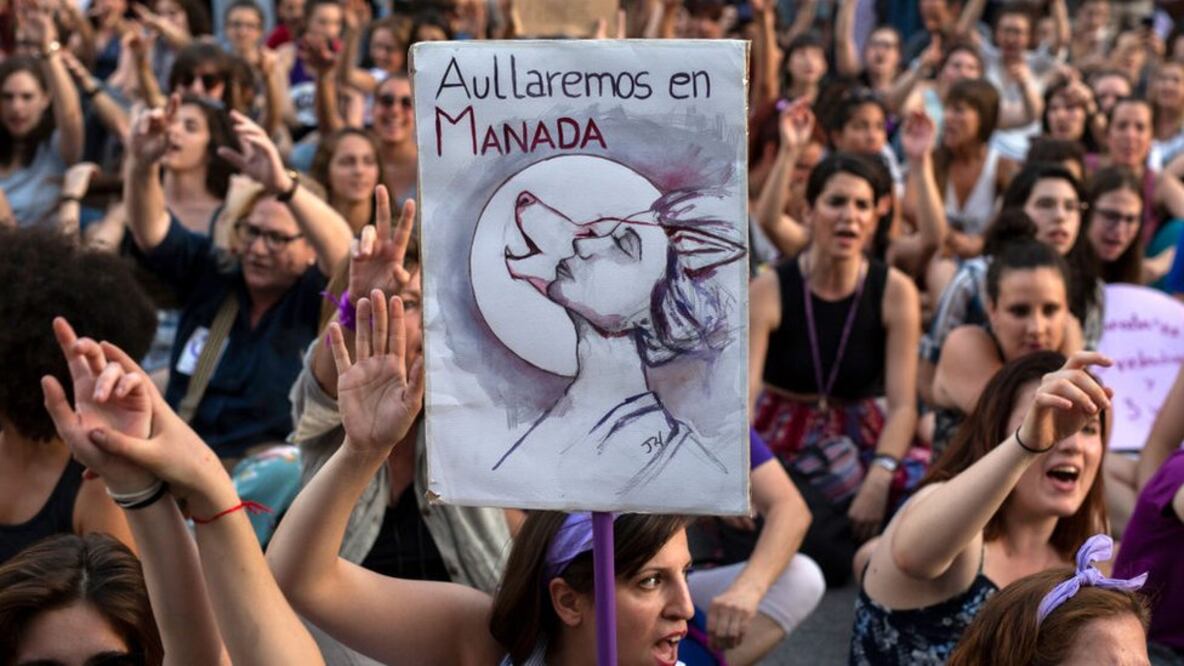 Las sentencias anteriores hacia "La manada" desencadenaron grandes manifestaciones de rechazo en España. Foto: Getty Images 