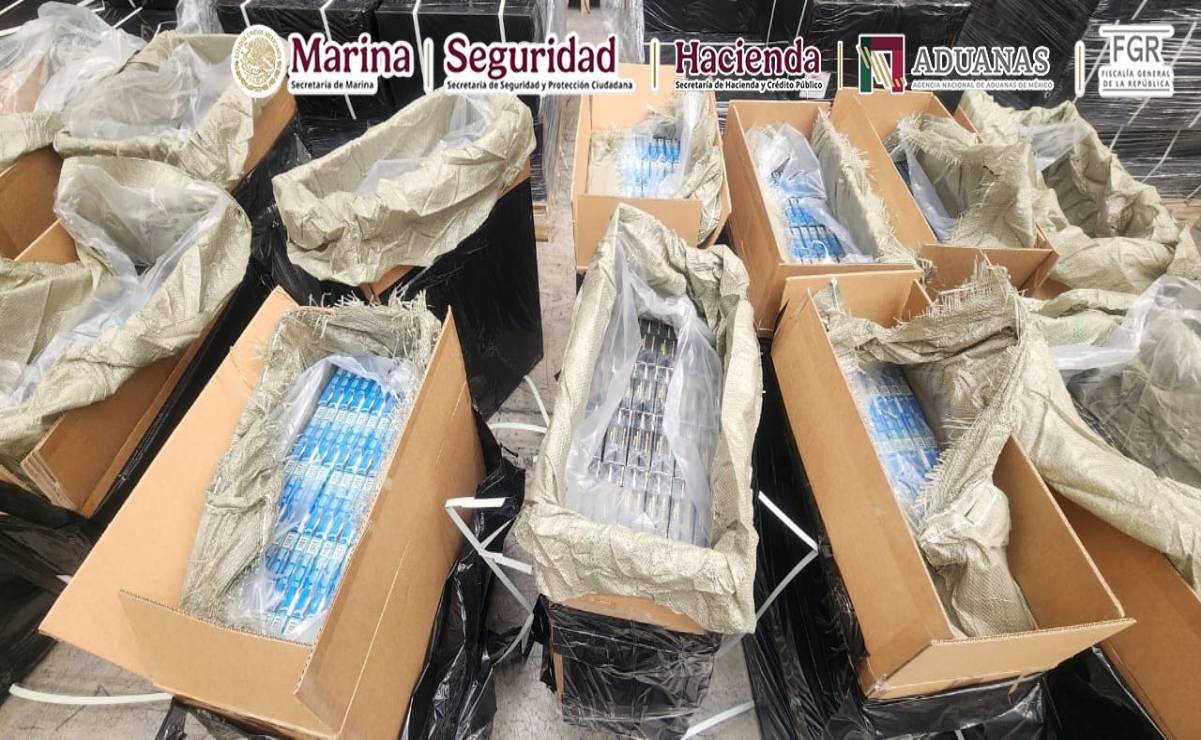 Declararon bocinas y vasos, pero las aduanas encontraron millones de cigarros