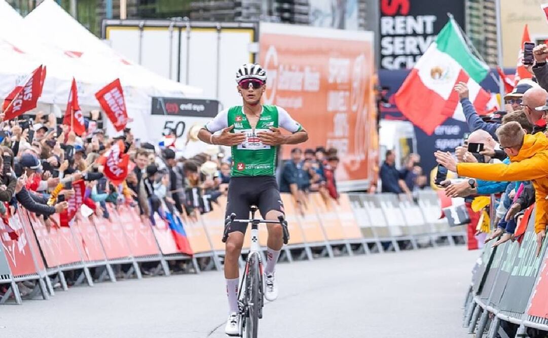 Isaac del Toro es campeón del Tour de Austria / Foto: Especial