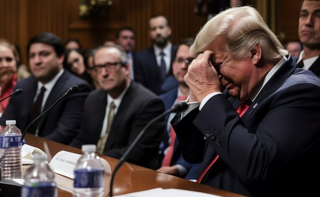 La justicia neoyorquina trata de aclarar si Donald Trump es culpable de una presunta declaración, al comprar el silencio de la actriz de cine para adultos Stormy Daniels, con la que habría tenido una relación. Foto: Twitter. @porktendencia