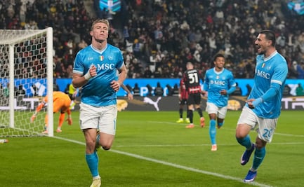 Napoli se mete a la final de la Supercopa de Italia tras eliminar al AC Milan