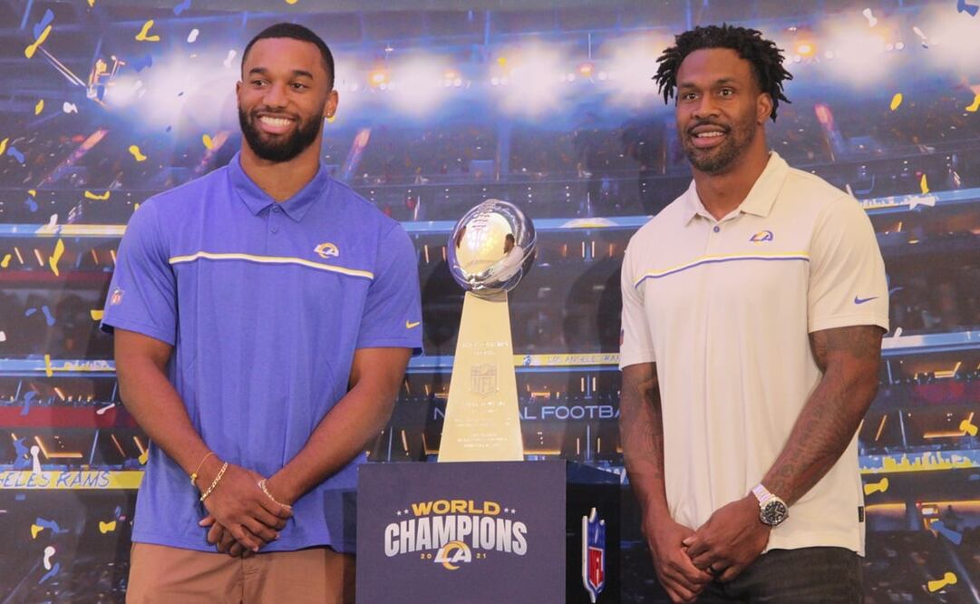 Justin Hollins y Steven Jackson en la Ciudad de México - FOTO: Edgar Enríquez / El Universal