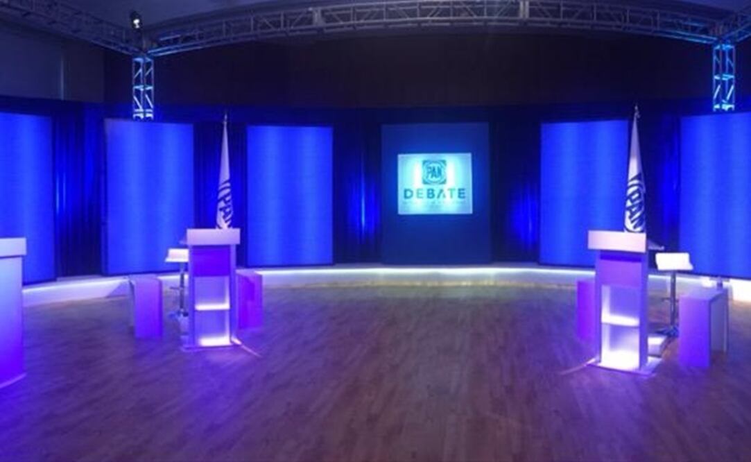 Alistan los preparativos para el debate entre los aspirantes a dirigir el partido: Foto: tomada del Twitter del PAN