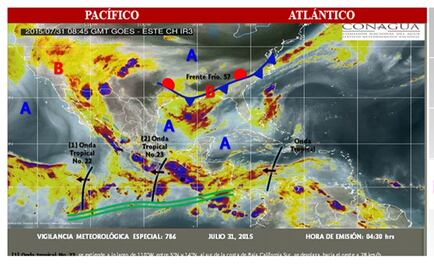 Clima caluroso y lluvias prevalecerán en el país