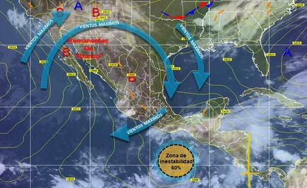 Prevalecerán condiciones de lluvias en gran parte del país