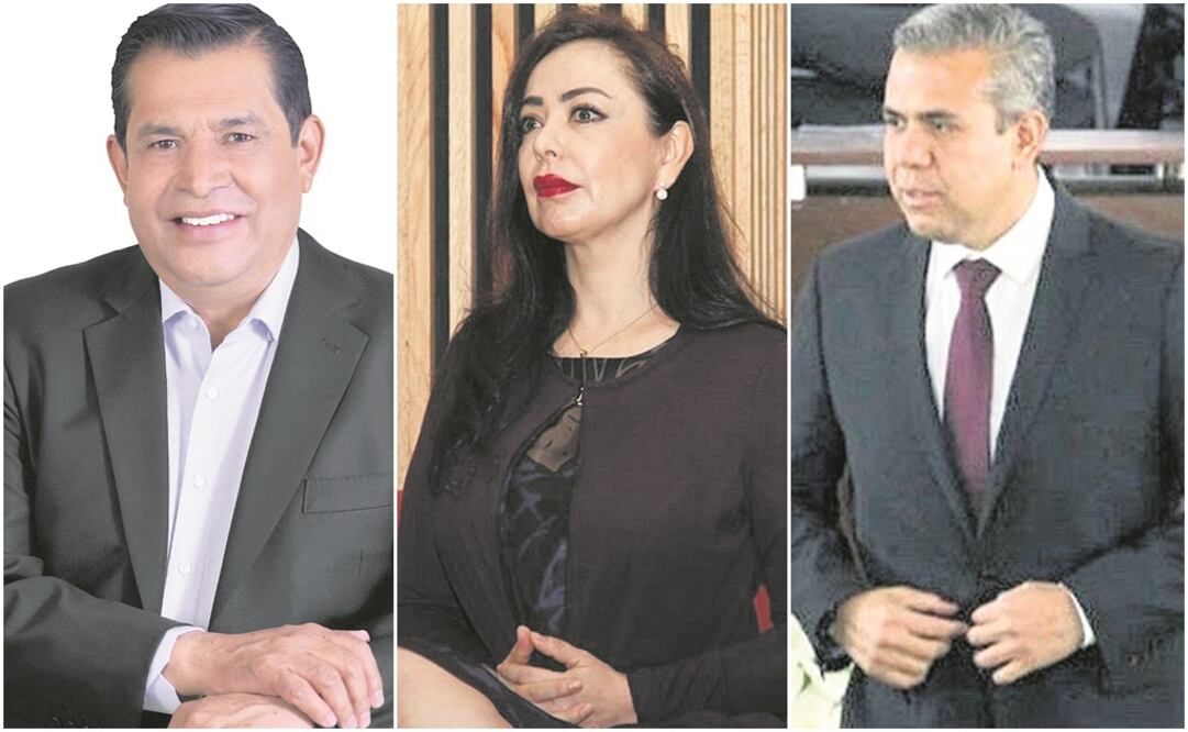 En la fotografía: Juan Hugo de la Rosa, Patricia Durán Reveles Morena y Fernando Vilchis Contreras.