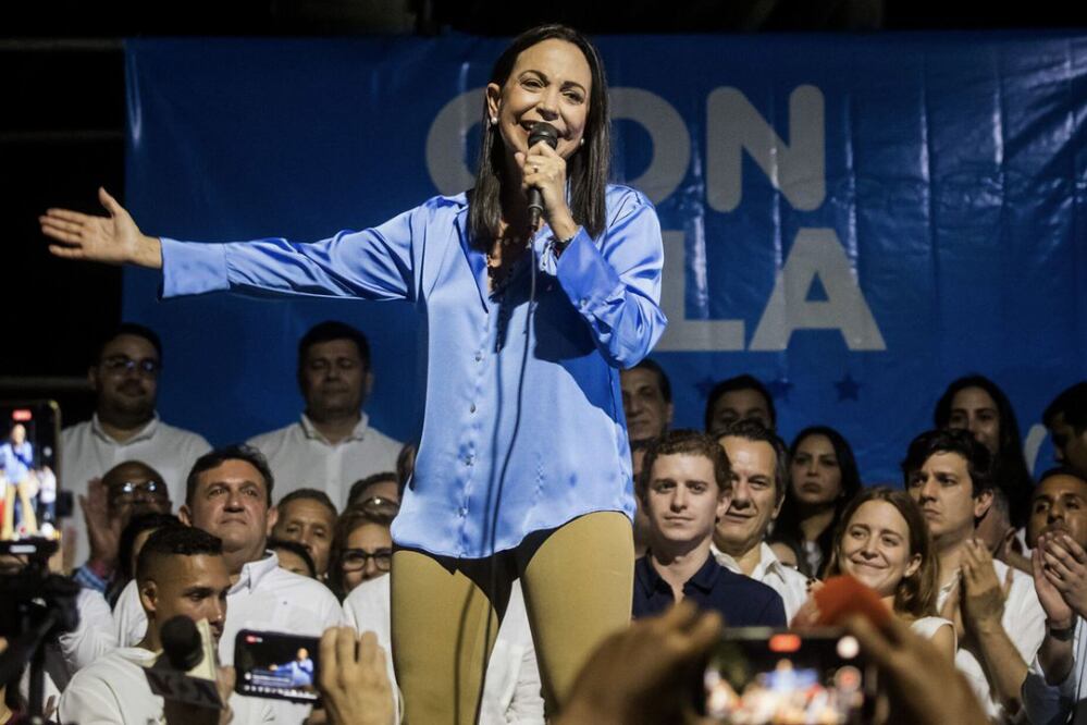 Líder opositora María Corina Machado. Foto: EFE/El Universal