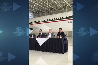 Inician proceso de venta de avión presidencial; lo envían a Estados Unidos
