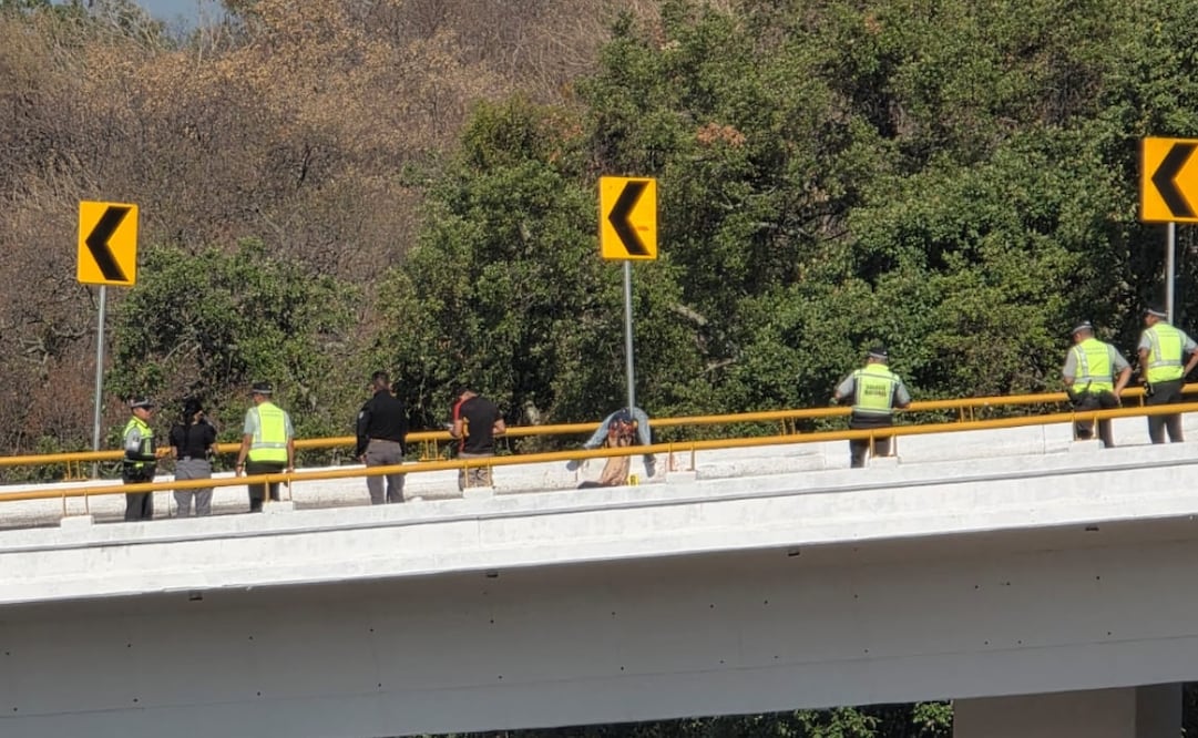 Accidente en la autopista México-Cuernavaca con La Pera-Cuautla. Foto: especial