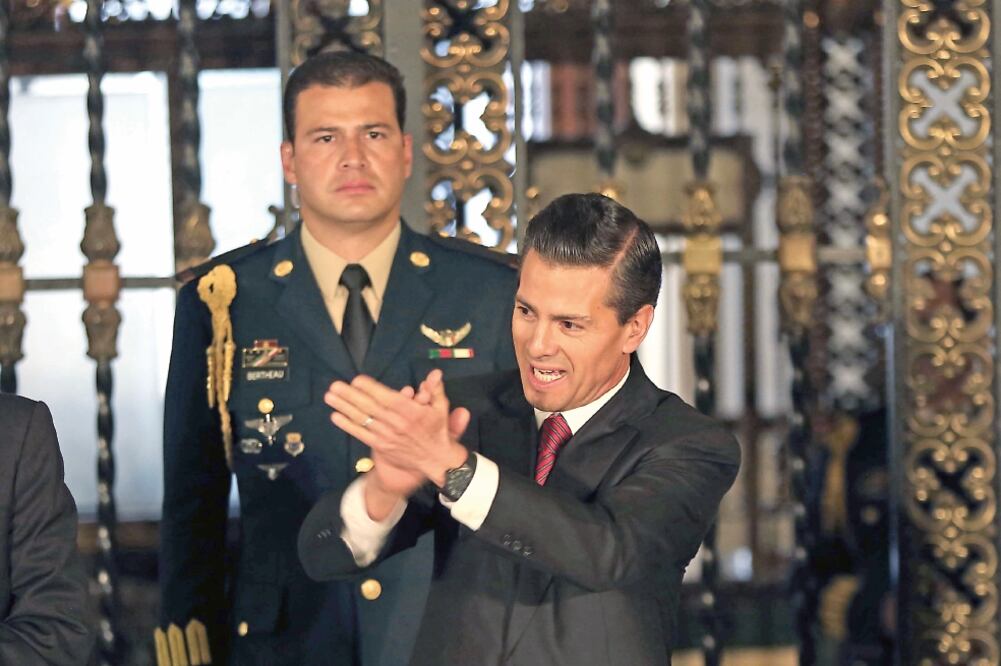 Durante la clausura de la 27 Reunión de Embajadores y Cónsules, el presidente Peña Nieto dijo que continuará la implementación de reformas en el país (JUAN CARLOS REYES. EL UNIVERSAL)