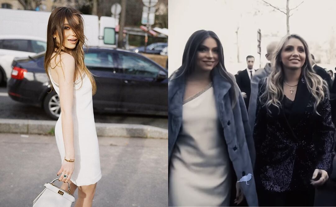 Sofía Castro y Angélica Rivera viajaron a París para participar en algunos de los eventos de la semana de la moda.
Fotos: Instagram