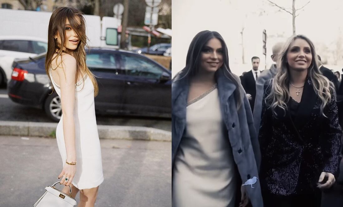 Sofía Castro y Angélica Rivera viajaron a París para participar en algunos de los eventos de la semana de la moda.
Fotos: Instagram
