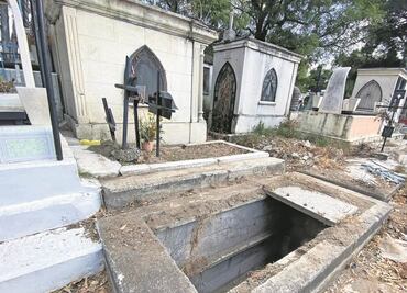 Abren investigación por robo de los restos de una niña en panteón de la GAM