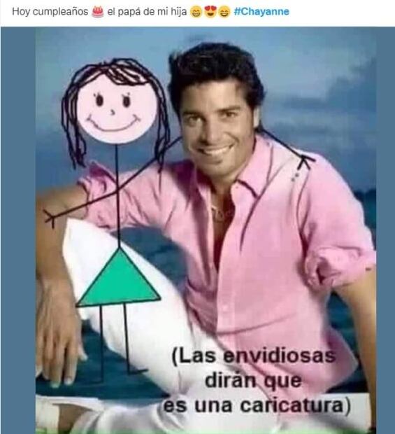 A Chayanne lo felicitan con divertidos memes: "¡Nuestro papá cumple años hoy!"