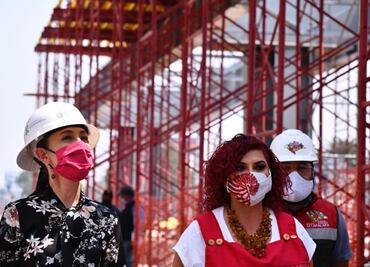 Trolebús Elevado estará funcionando a finales de junio: Sheinbaum; tiene un avance del 50%