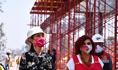 Trolebús Elevado estará funcionando a finales de junio: Sheinbaum; tiene un avance del 50%