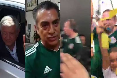 Presidenciables celebran el triunfo de la Selección en el Mundial