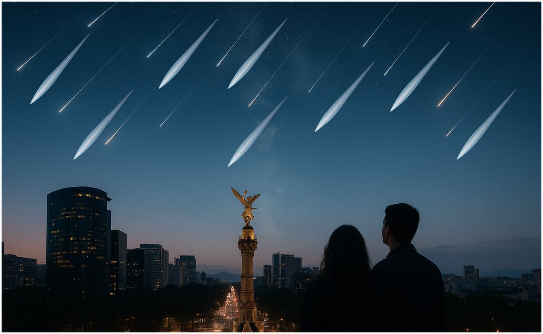 Lluvia de Meteoros Dracónidas 2025: consejos para disfrutar de este fenómeno astronómico. Foto: Generada con IA